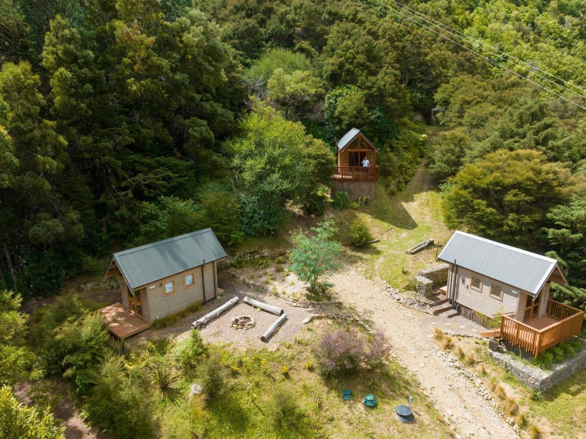 Maitai Whare Iti - Adventure Cabins & House ネルソン エクステリア 写真